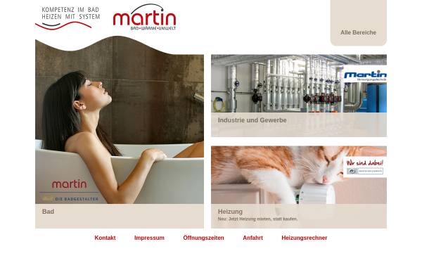 Vorschau von www.haustechnik-martin.de, P. Martin und Söhne GmbH