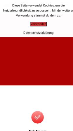 Vorschau der mobilen Webseite www.keller-buech.de, Keller und Büch Bedachungen Jägersfreude