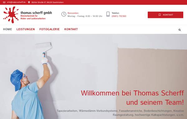 Vorschau von www.maler-scherff.de, Scherff und Co. GmbH Maler und Trockenausbau
