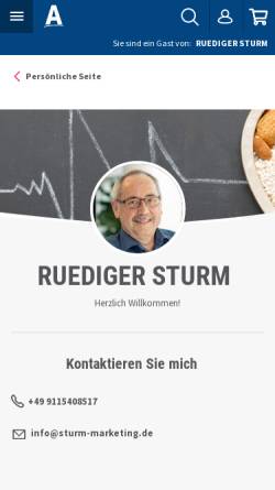 Vorschau der mobilen Webseite www.rsturm.de, Fahrschule Rainer Sturm