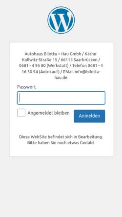 Vorschau der mobilen Webseite bilotta-hau.de, R.Bilotta und E.Hau GmbH Rodenhof