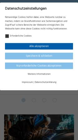 Vorschau der mobilen Webseite www.slv-saar.de, SLV Schweißtechnische Lehr- und Versuchsanstalt