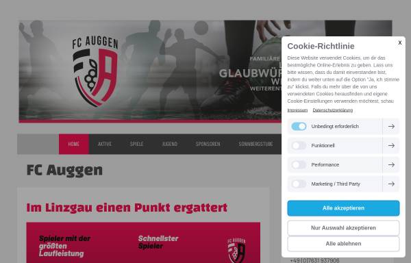Vorschau von www.fcauggen.de, FC Auggen