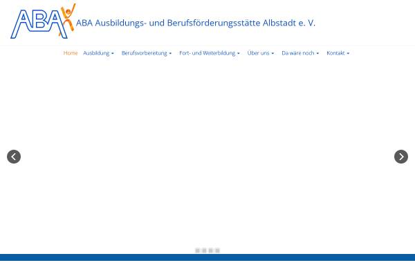 Vorschau von aba-albstadt.de, Ausbildungs- und Berufsförderungsstätte Albstadt e.V.