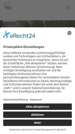 Vorschau der mobilen Webseite www.hss.fds-schule.de, Heinrich-Schickhardt-Schule