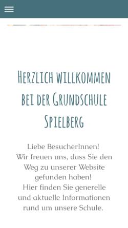 Vorschau der mobilen Webseite www.grundschule-spielberg.de, Grundschule Spielberg