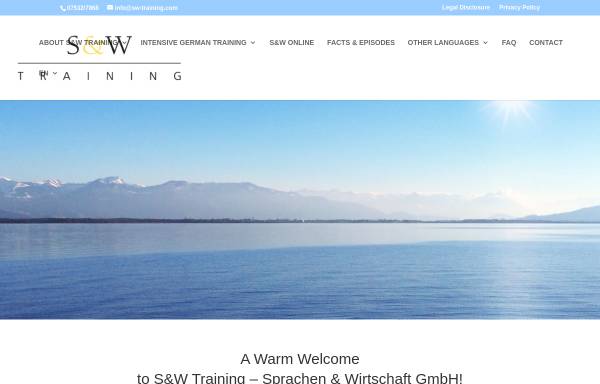 Vorschau von sw-training.com, S&W Training - Sprachen & Wirtschaft GmbH