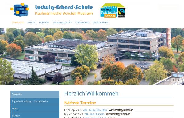 Vorschau von www.les-mosbach.de, Ludwig-Erhard-Schule (LES)