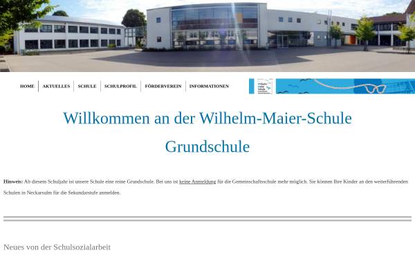 Vorschau von www.wilhelm-maier-schule.de, Wilhelm-Maier-Schule