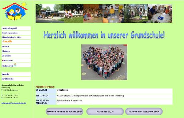 Vorschau von www.gs-darmsheim.de, Grundschule Darmsheim