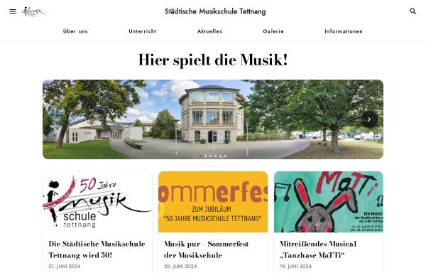 Vorschau von www.musikschule-tettnang.de, Musikschule Tettnang