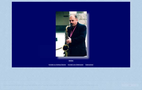 Vorschau von www.saxofon-lehrer.de, Bacher, Andreas