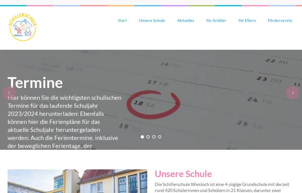 Vorschau von www.schillerschule-wiesloch.de, Schiller-Grundschule Wiesloch
