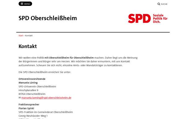Vorschau von spd-oberschleissheim.de, SPD Oberschleißheim