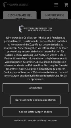 Vorschau der mobilen Webseite www.hechelmann.de, Friedrich Hechelmann - Künstler aus Isny