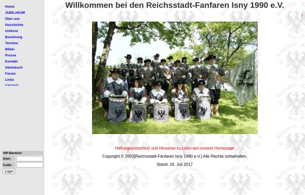 Vorschau von www.reichsstadt-fanfaren.de, Reichsstadt-Fanfaren Isny 1990 e.V.