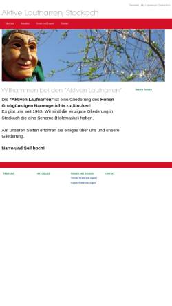 Vorschau der mobilen Webseite www.aktive-laufnarren.de, Aktive Laufnarren Stockach