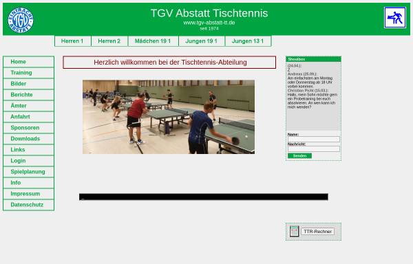 Vorschau von www.tgv-abstatt-tt.de, TGV Abstatt Tischtennisabteilung