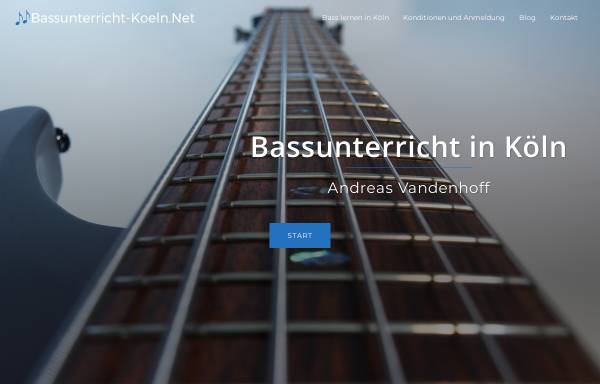 Vorschau von www.bassunterricht-koeln.net, Bassunterricht in Köln