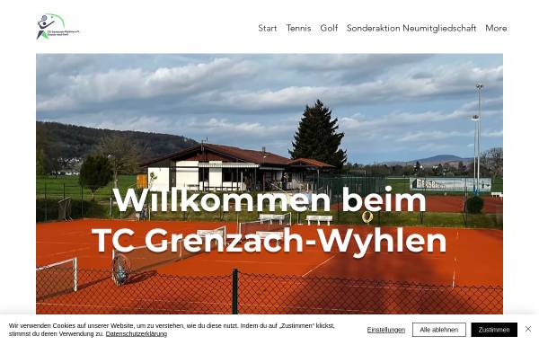 Vorschau von www.tc-grenzach-wyhlen.de, TC Grenzach-Wyhlen e.V.