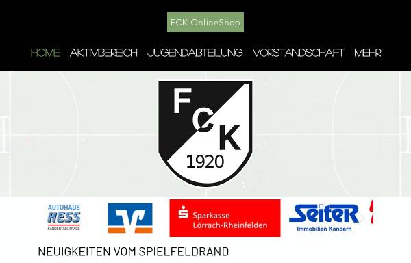 Vorschau von www.fc-kandern.de, FC Kandern