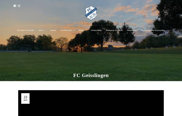 Vorschau von fc-geisslingen.de, FC Geisslingen