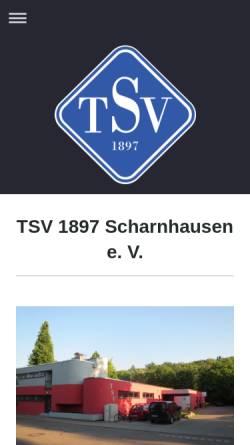Vorschau der mobilen Webseite www.tsvscharnhausen.de, Turn- und Sportverein Scharnhausen 1897 e.V.