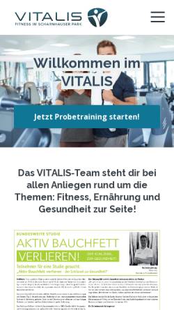 Vorschau der mobilen Webseite www.vitalis-ostfildern.de, Vitalis Ostfildern
