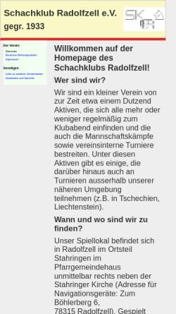 Vorschau der mobilen Webseite skradolfzell.badischer-schachverband.de, Schachklub Radolfzell e.V.