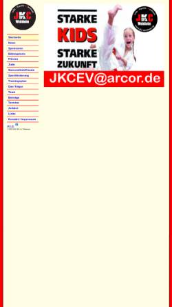 Vorschau der mobilen Webseite www.jkc-weinheim.de, JKC-Weinheim e.V.