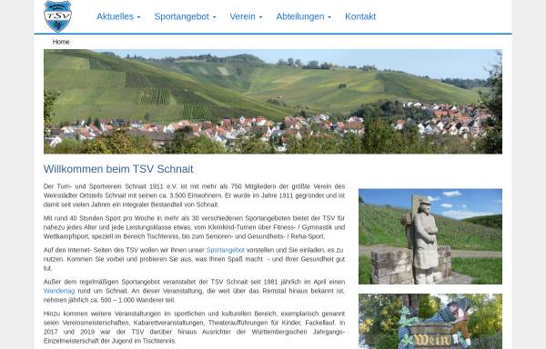 Vorschau von www.tsv-schnait.net, TSV Schnait 1911 e.V.