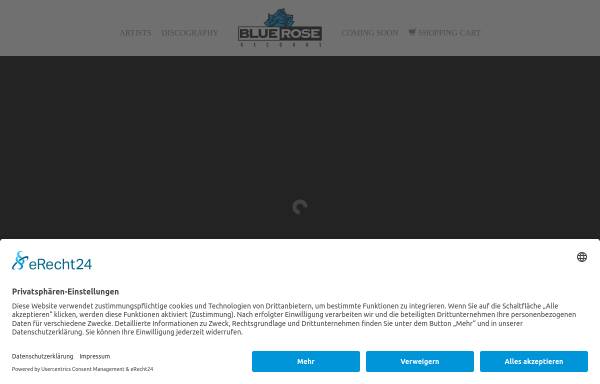 Vorschau von bluerose-records.com, Blue Rose Records