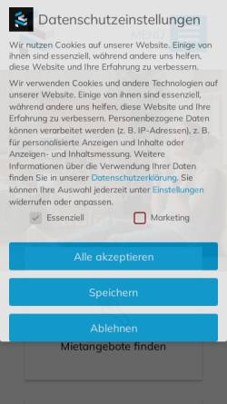 Vorschau der mobilen Webseite www.wohnungsbau-aalen.de, Wohnungsbau Aalen GmbH