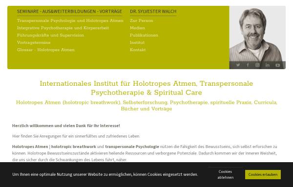 Vorschau von www.walchnet.de, Dr. Sylvester Walch