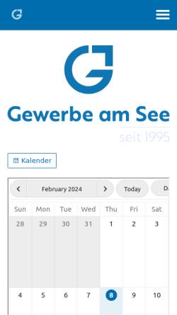 Vorschau der mobilen Webseite www.gewerbe-am-see.de, Gewerbe am See