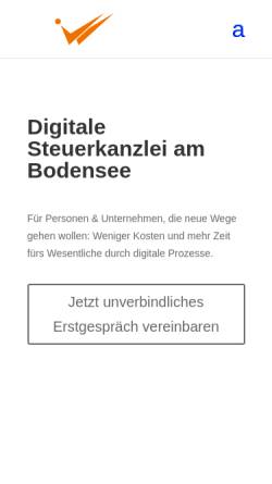Vorschau der mobilen Webseite www.steuerkanzlei-ill.de, Steuerkanzlei ILL