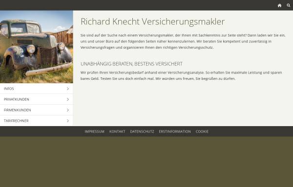 Vorschau von www.knecht-vers-makler.de, Versicherungsmakler Richard Knecht