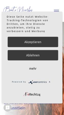 Vorschau der mobilen Webseite www.beatenimsky.de, Nimsky - Firmen- und Persönlichkeitscoaching