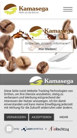 Vorschau der mobilen Webseite www.espressowelt.com, Rüdiger Espressowelt