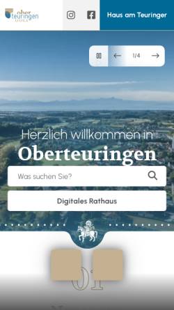 Vorschau der mobilen Webseite www.oberteuringen.de, Gemeinde Oberteuringen