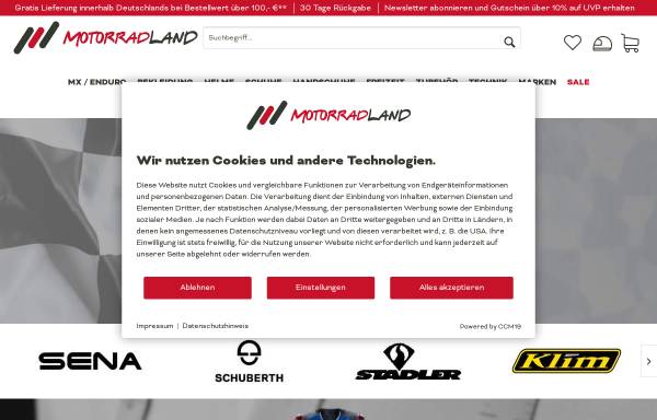 Vorschau von www.motorradland.net, Motorradland GmbH