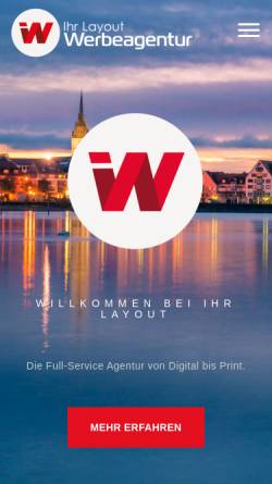 Vorschau der mobilen Webseite www.ihr-layout.eu, Webagentur - Ihr Layout
