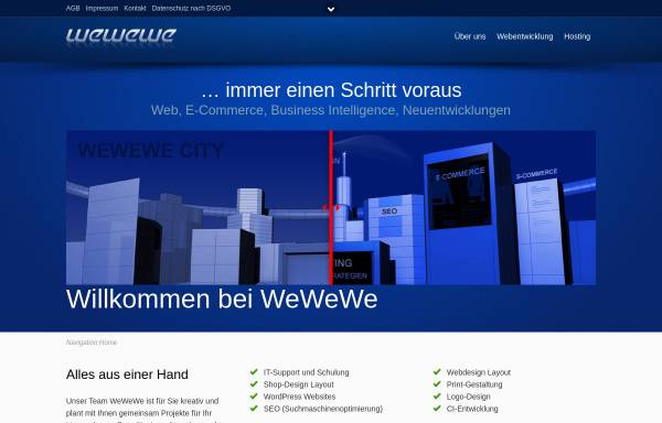 Vorschau von wewewe.de, WeWeWe Internet Service
