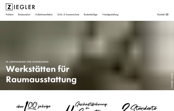 Vorschau von www.ziegler-raumgestaltung.de, Ziegler Raumgestaltung GmbH