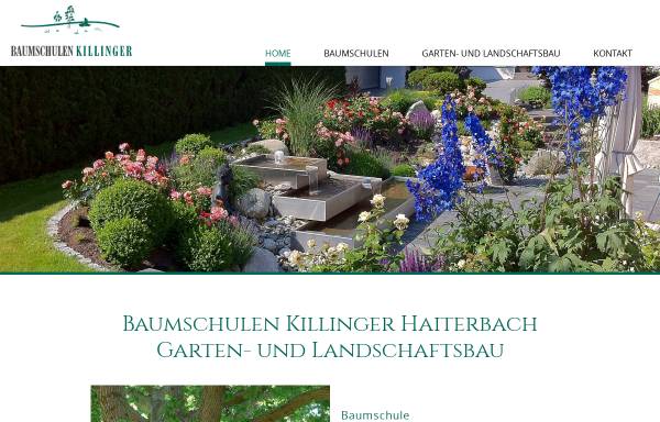Vorschau von www.baumschule-killinger.de, Baumschule Killinger