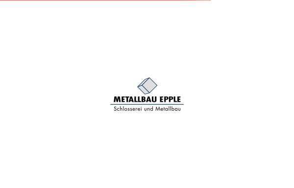 Vorschau von www.metallbau-epple.de, Schlosserei und Metallbau Epple