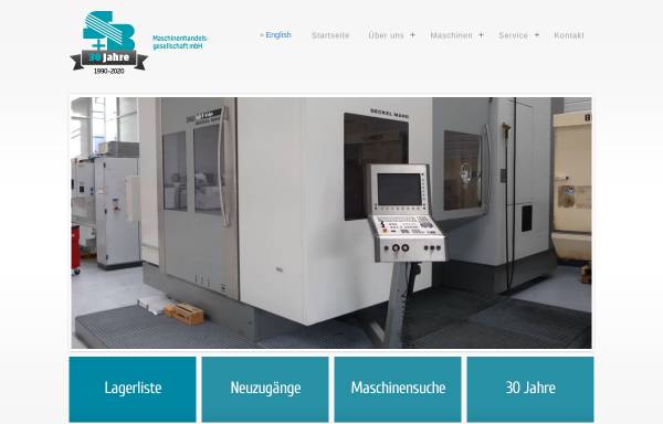 Vorschau von www.sb-maschinen.de, S+B Maschinenhandelsgesellschaft