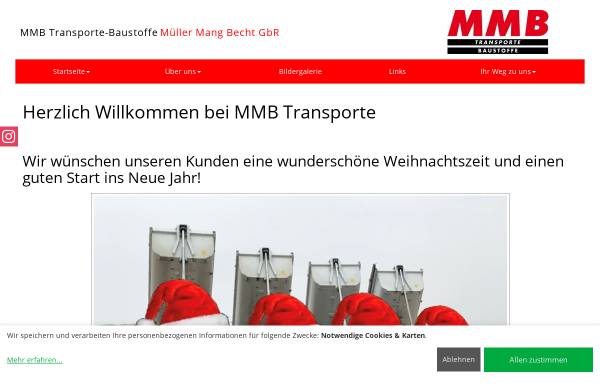 Vorschau von www.mmb-transporte.de, MMB-Transporte GbR