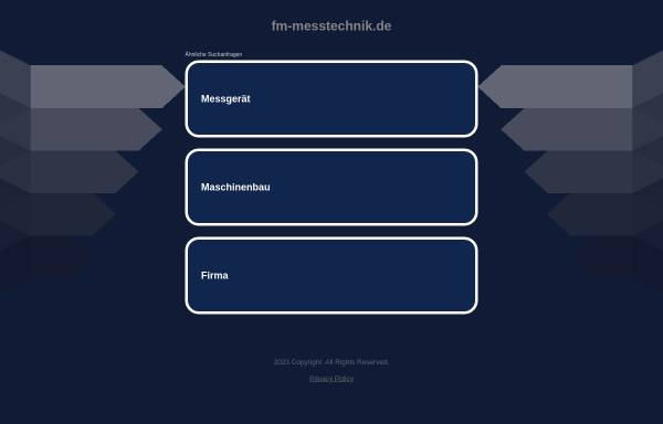 Vorschau von www.fm-messtechnik.de, Fischer Messtechnik