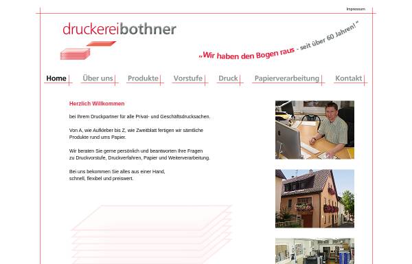 Vorschau von www.druckerei-bothner.de, Druckerei Bothner
